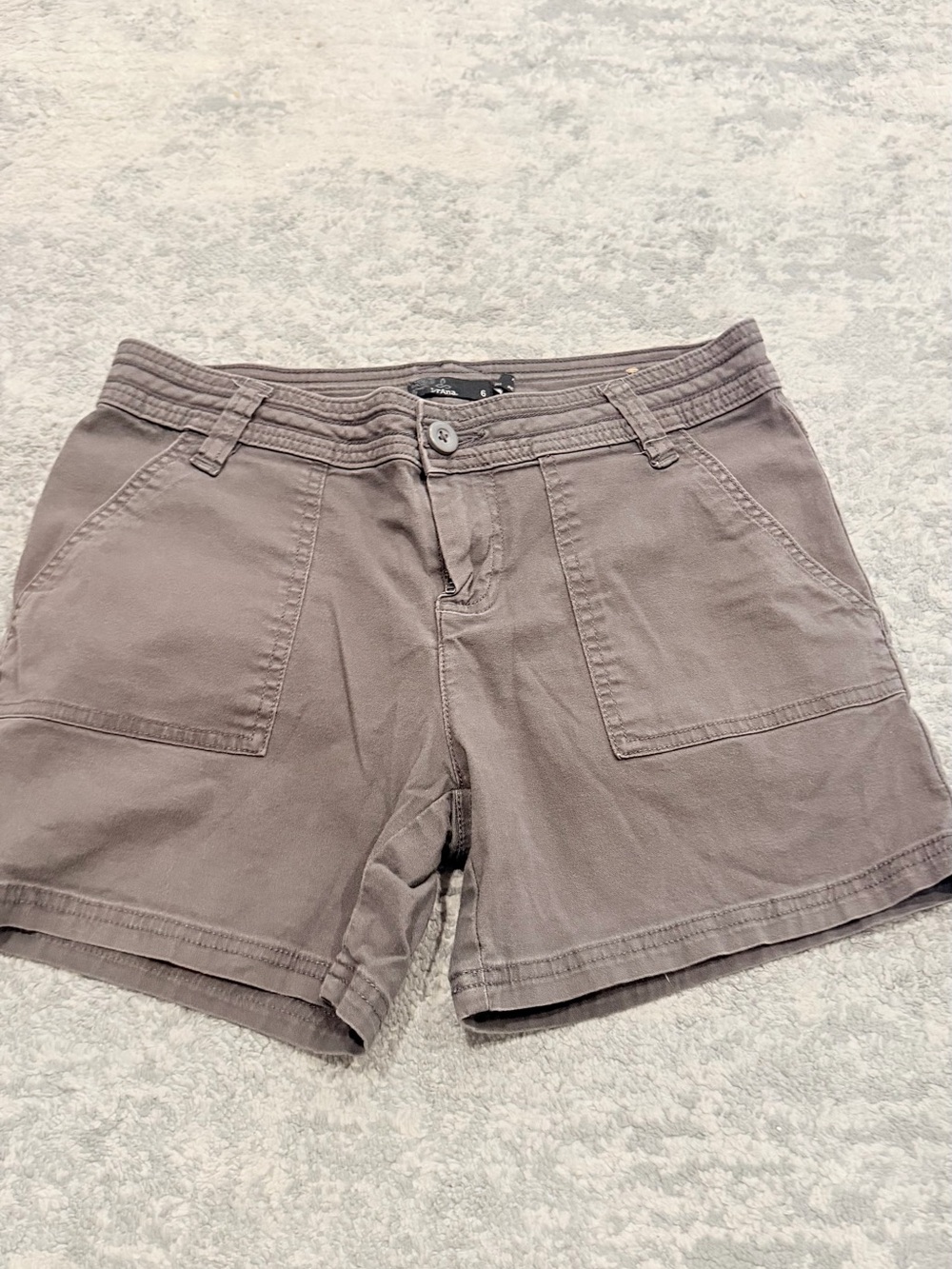 Prana Hiking Women's Cotton Utility Shorts - Taupe